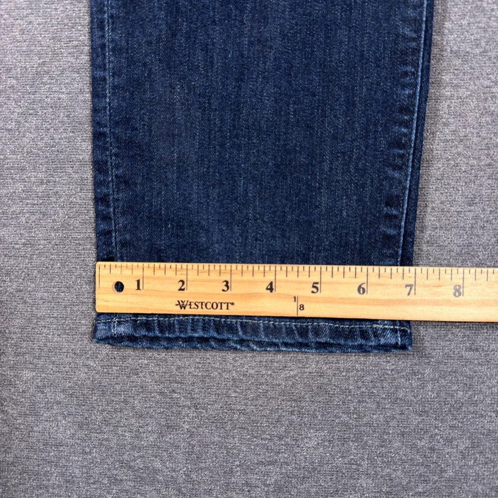 7 For All Mankind Slimmy Jeans Mens 36x32 Blue Slim Straight Leg Denim Pants